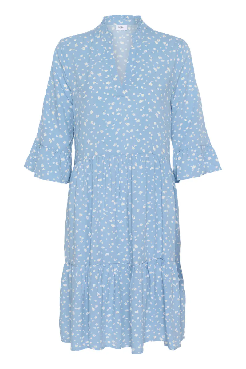 Eda Dress, Allure Ice Small Blooms