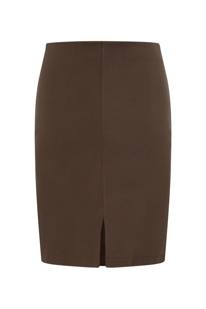 Genny Skirt, Chocolate Brown