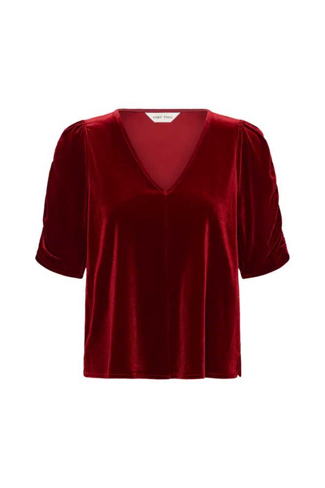 Valeriia Blouse, Biking Red
