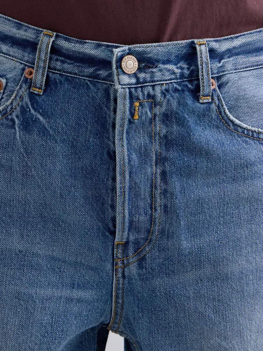 Replay Straight Shorts, Indigo Denim