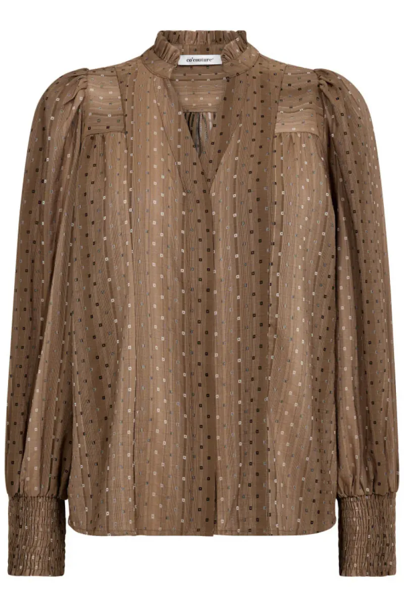 Olly V-Shirt, Walnut