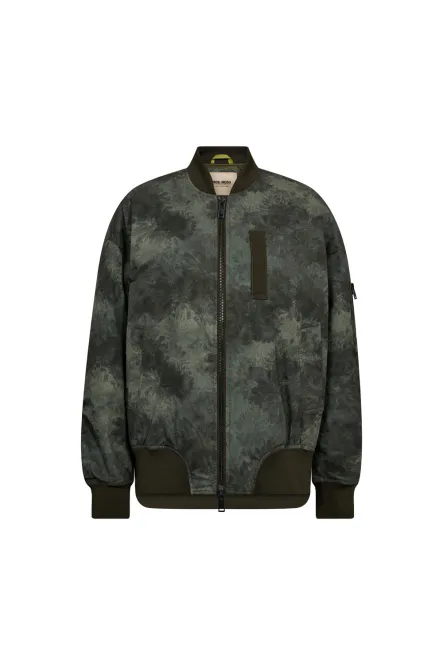 Hovedbilde Ruby Print Bomber Jacket, Olive Night