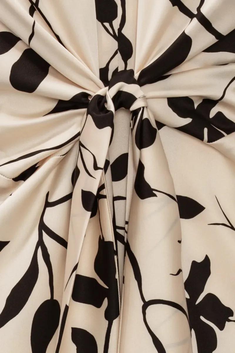 Faye Dress, Mono Floral