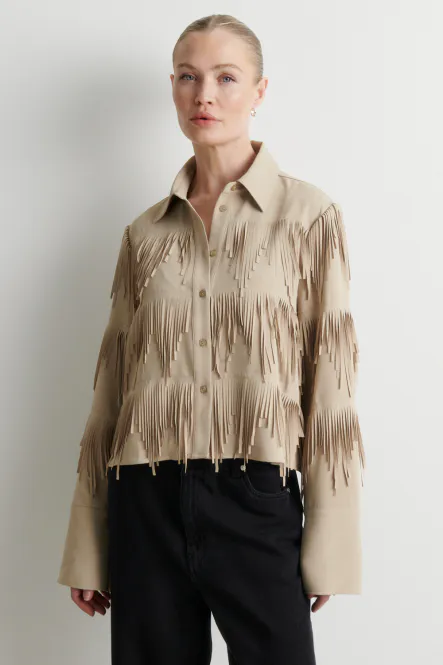 Hovedbilde Dancing Cropped Shirt, Chinchilla