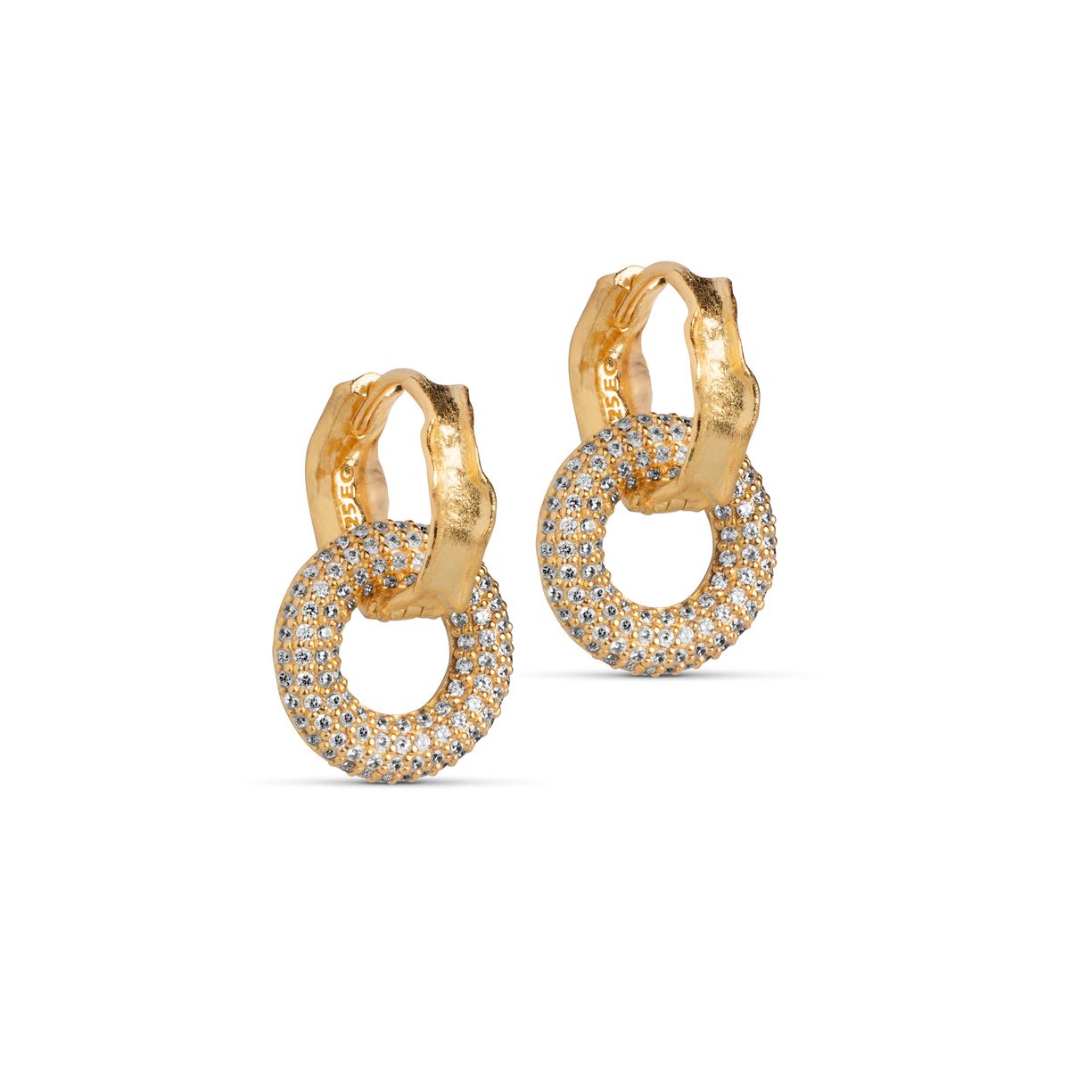 Celin Hoops (Clear CZ)