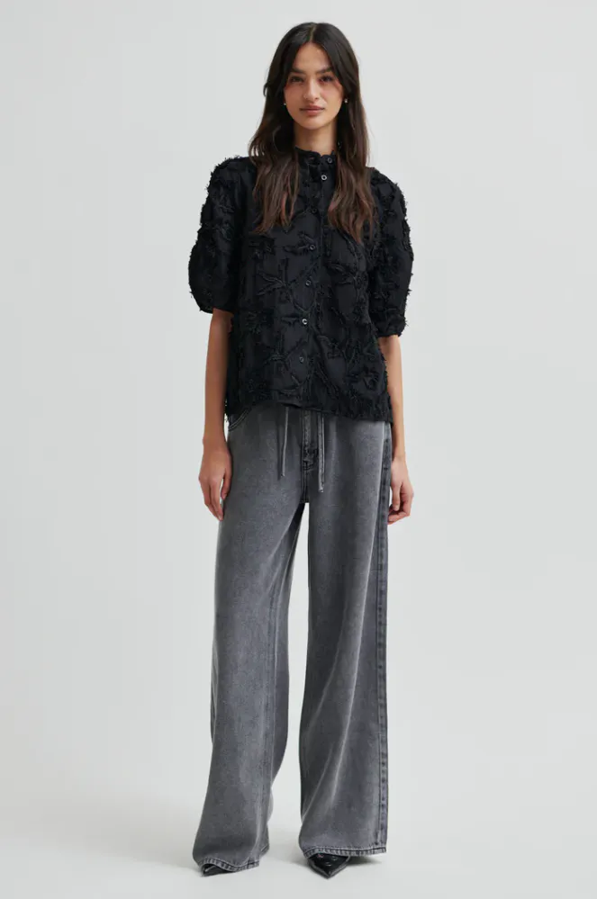 Seena SS Shirt, Black