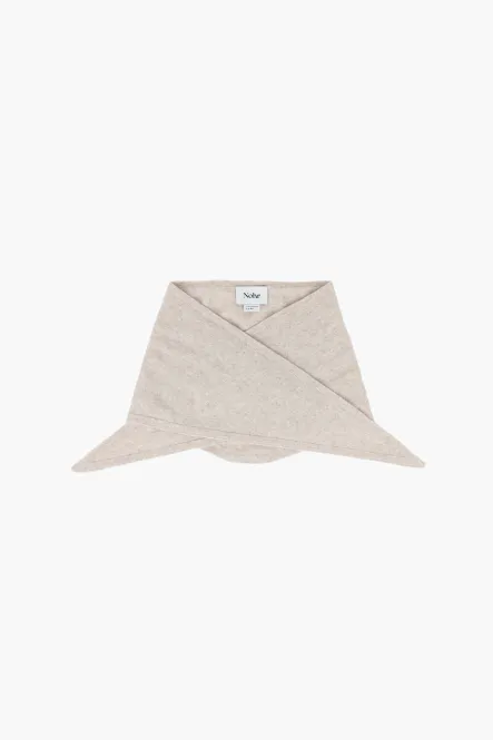 Hovedbilde Lara Solid Wool Cashmere Triangle, Sand