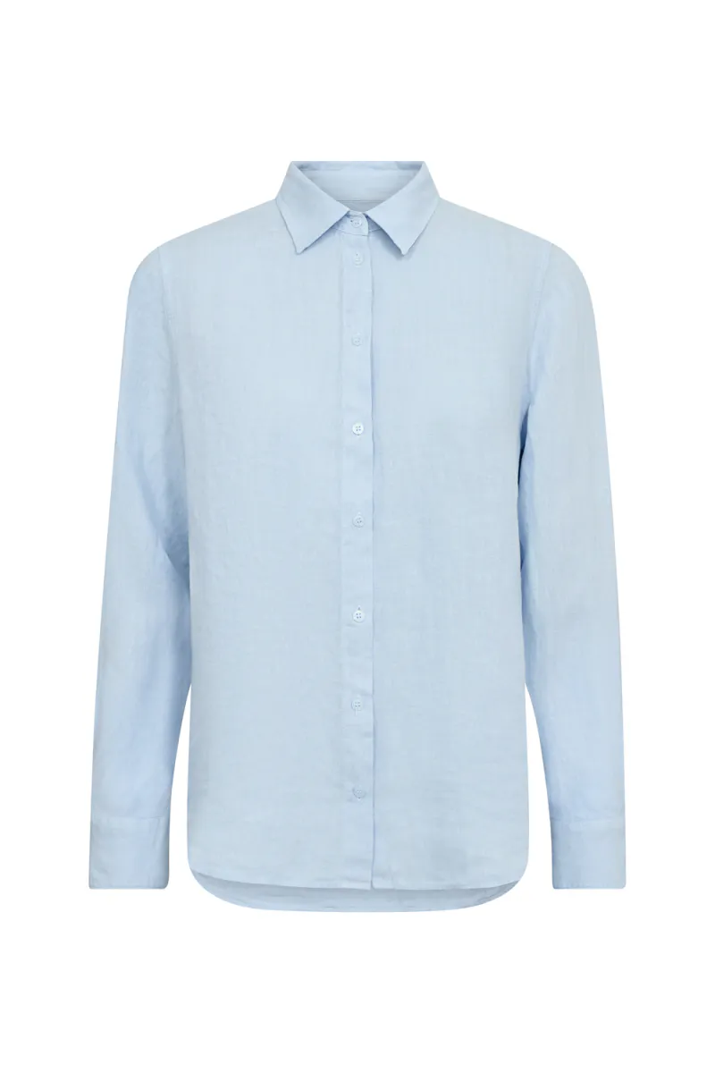 Martina Linen Shirt, Skyway