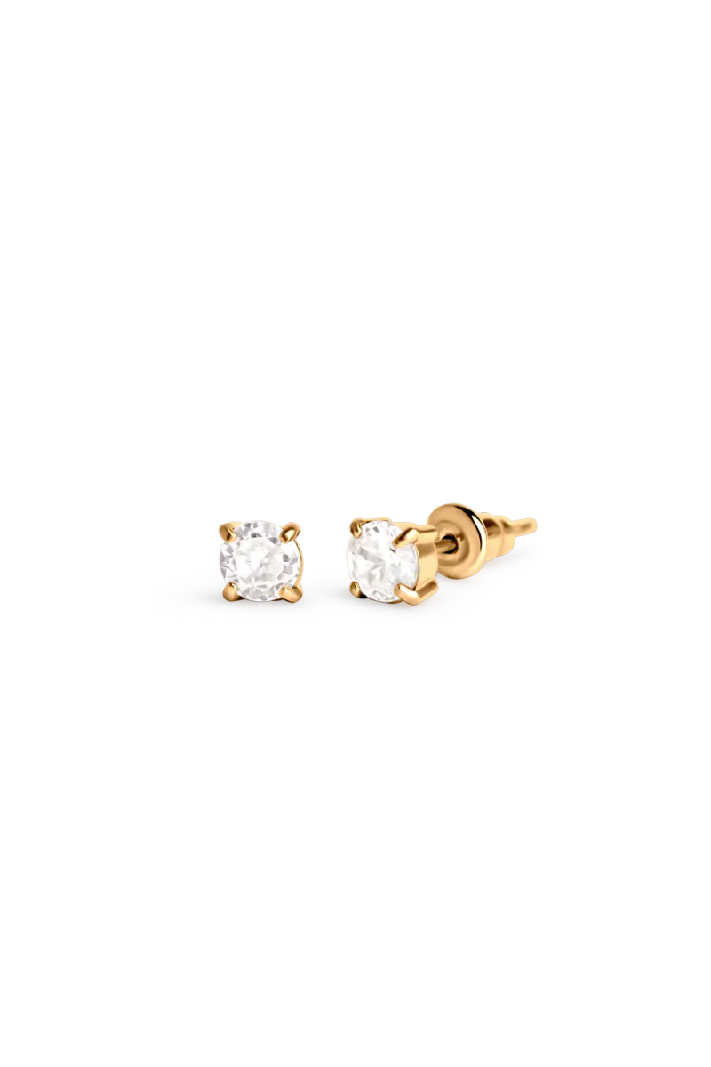 Ora Studs, Gold (5mm)