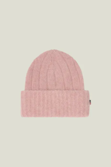 Hovedbilde Alpaca Blend Rib Knitted Beanie, Pink
