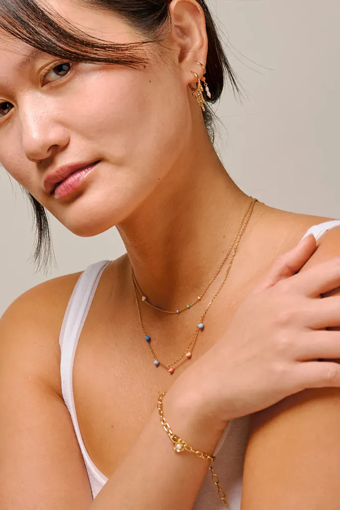 Liva Hoops (Light Coral)