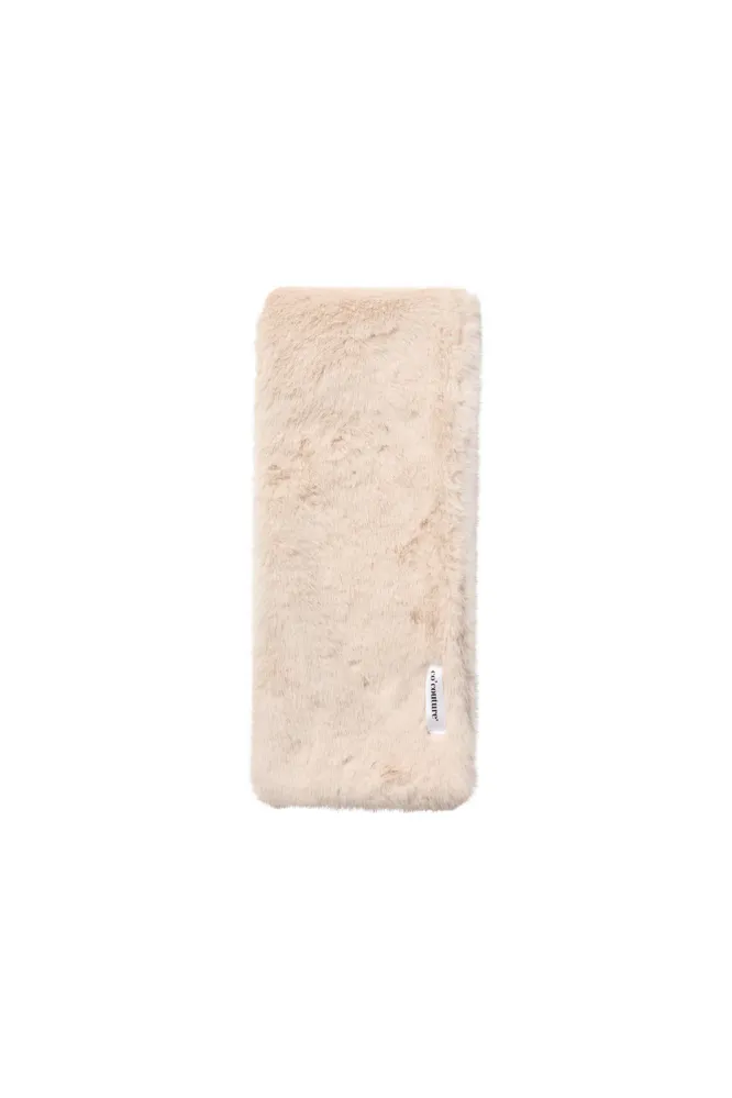 Penza Fur Scarf, Bone