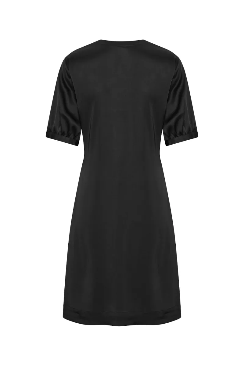 Faye Dress (short), Semi Rich Black