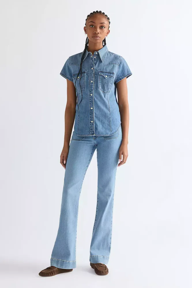 Flared Jeans, Velvet Sky