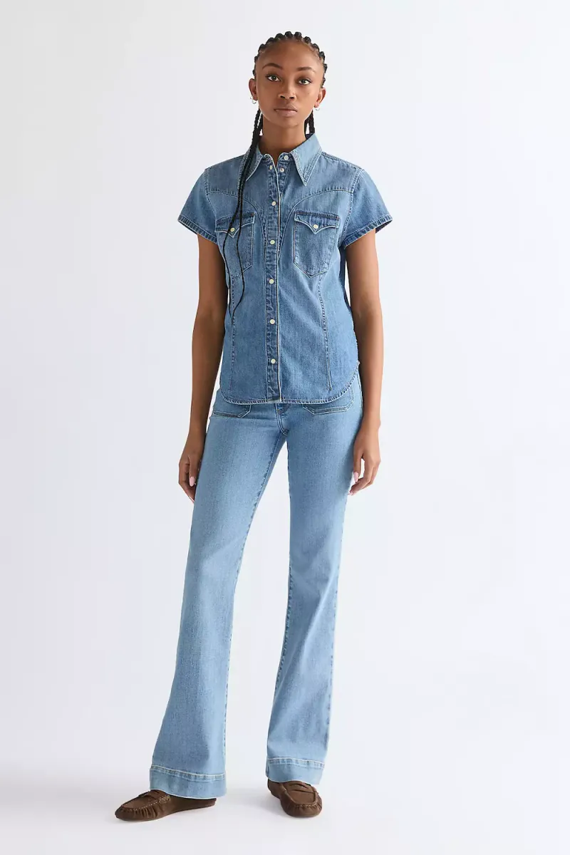 Flared Jeans, Velvet Sky