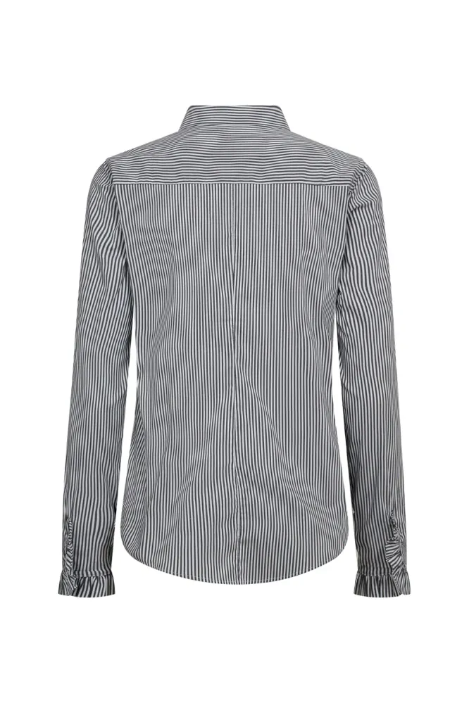 Mattie Flip Stripe Shirt, India Ink