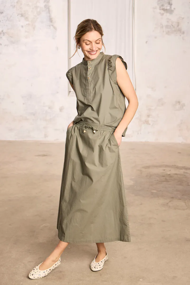 Cleo Skirt, Agave Green