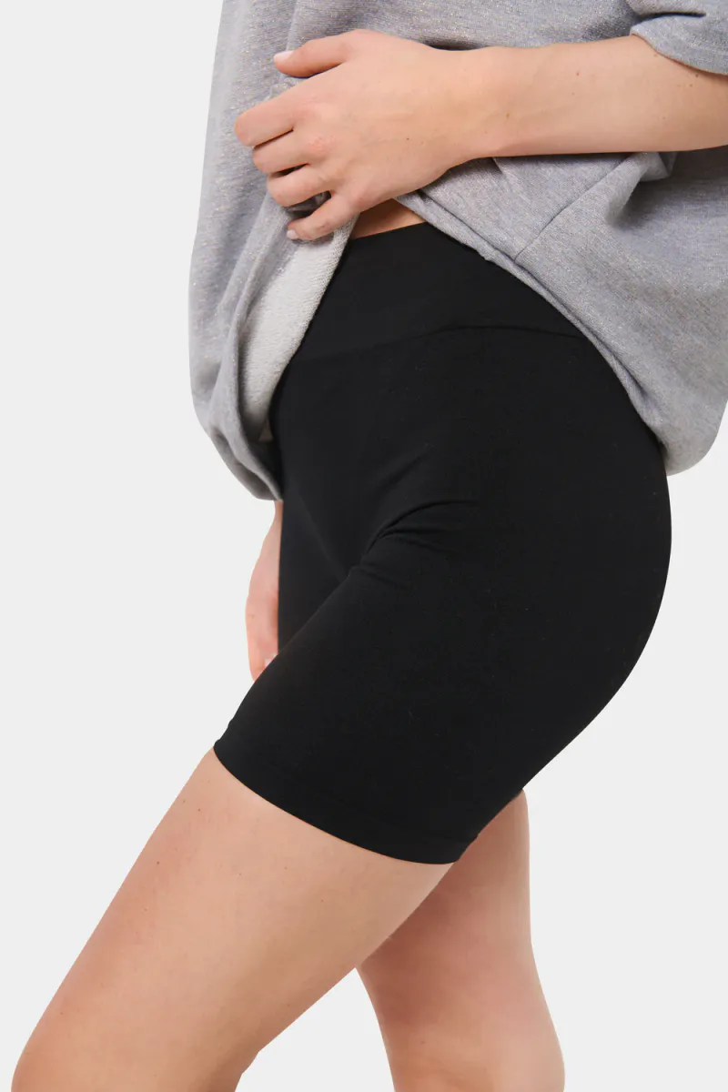Ninna Microfiber Shorts, Black