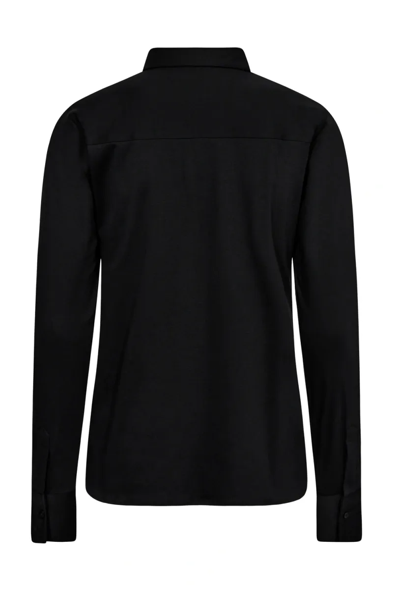 Tina Jersey Shirt, Black