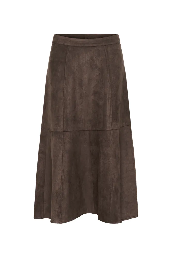 Shadow Skirt, Chocolate Brown