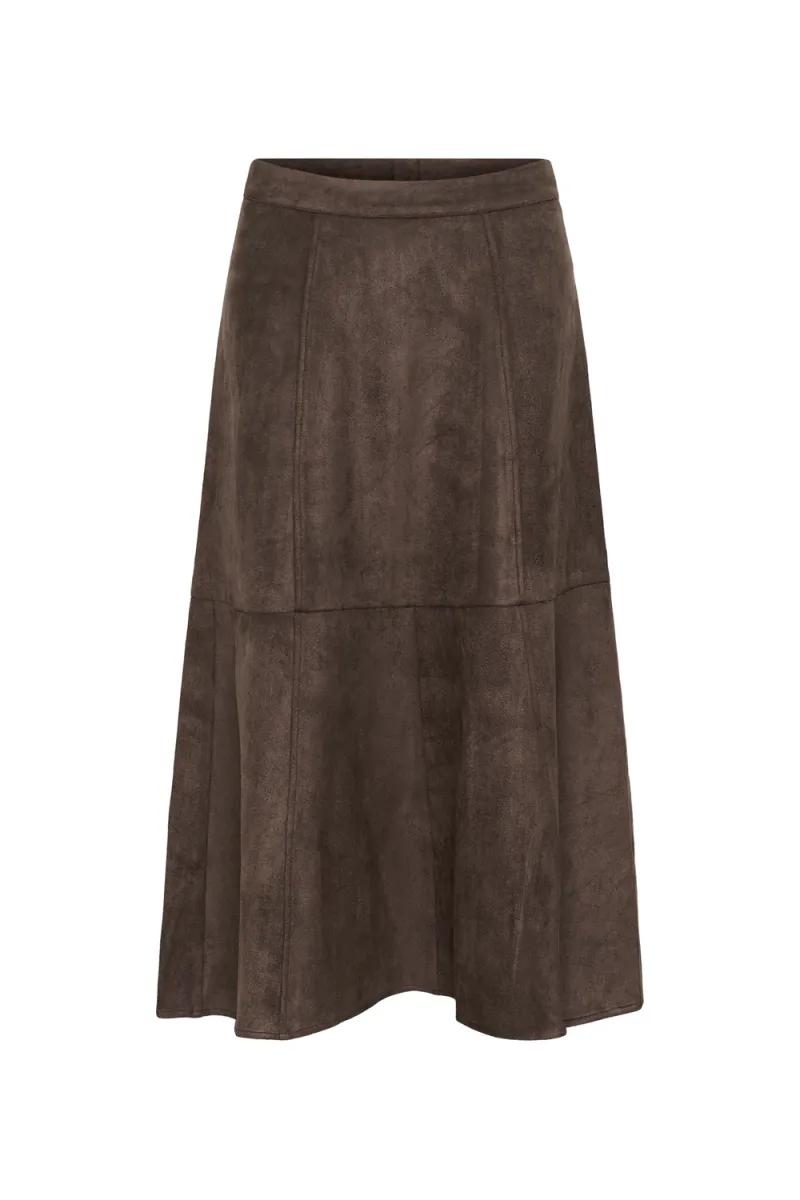Shadow Skirt, Chocolate Brown