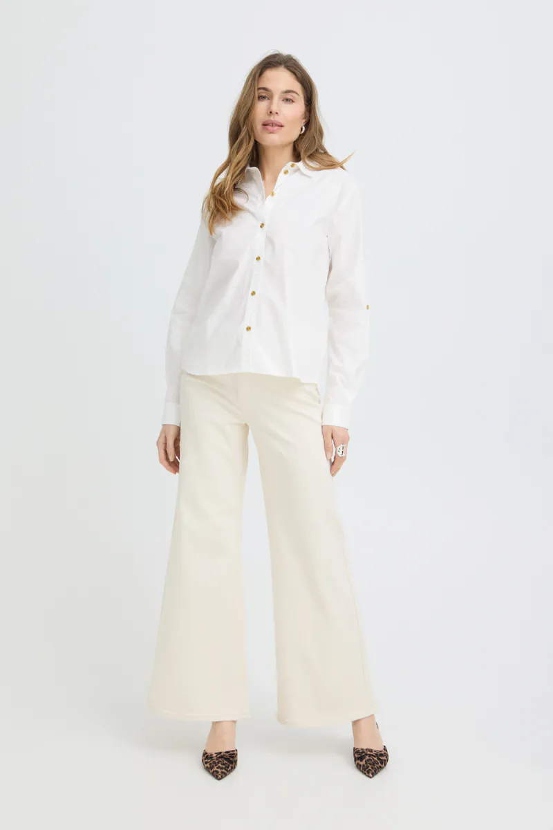 Cleo LS Shirt, Bright White