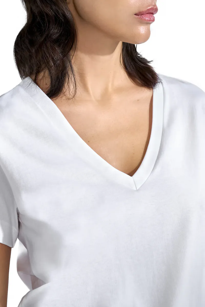 V-Neck Regular, White