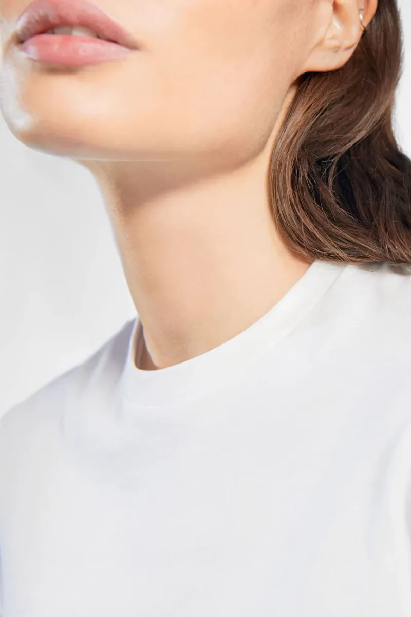 Crew-Neck Regular, White