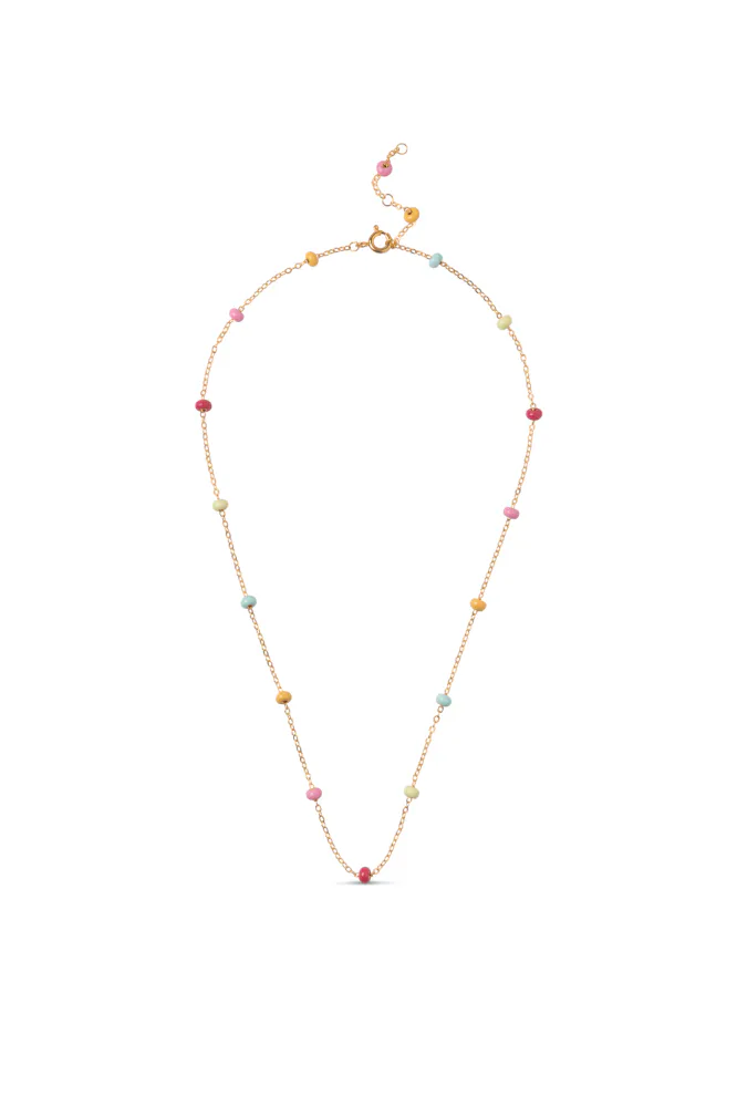 Lola Bold Necklace (Rainbow)