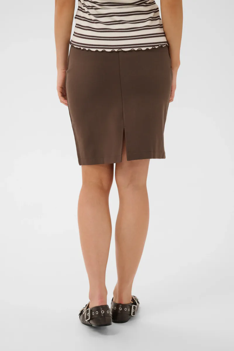 Genny Skirt, Chocolate Brown